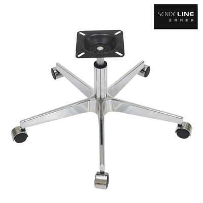 Good price Aluminum alloy five-star chair base, with rotating function and polished/chrome-plated online