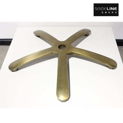 Good price Aluminum alloy die-casting one-piece molding, golden 700mm office chair base online