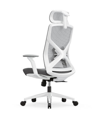 Good price Breathable Mesh Fabric Office Swivel Chair White Colors Can Be Customized Comfortable Ergonomic Adjustable Height Desk Chair for Workspaces online