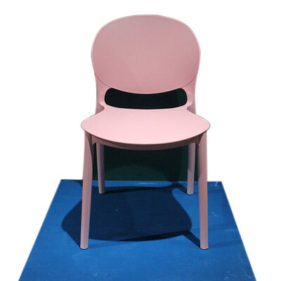 Good price Pink Durable Modern Plastic Chair Ergonomic Comfortable Lightweight Stackable for Office Conference Waiting Area online
