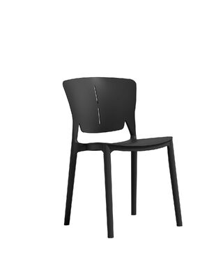 Good price Dining Chair Modern Plastic Chair Overall Height 81cm Contemporary Design Lightweight and Durable Suitable for Indoor Outdoor online