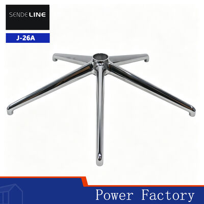 Good price Polished Aluminum Alloy Five-star Feet Office Chair Metal Base with 700mm Diameter and 162mm Height online