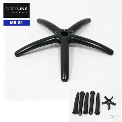 Good price 1136KG Static Pressure Assembled Detachable Iron Five-Star Base for Office Swivel Chair Replacement online