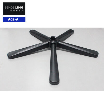 Good price Matte Black Powder Coating 5 Star Office Chair Base Replacement Swivel Chair Base online